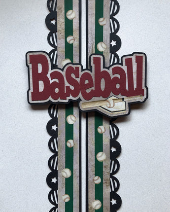 Baseball with stickers