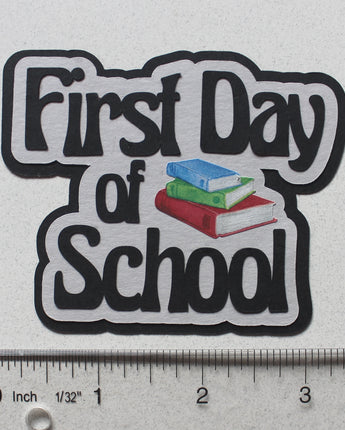 First Day of School - books
